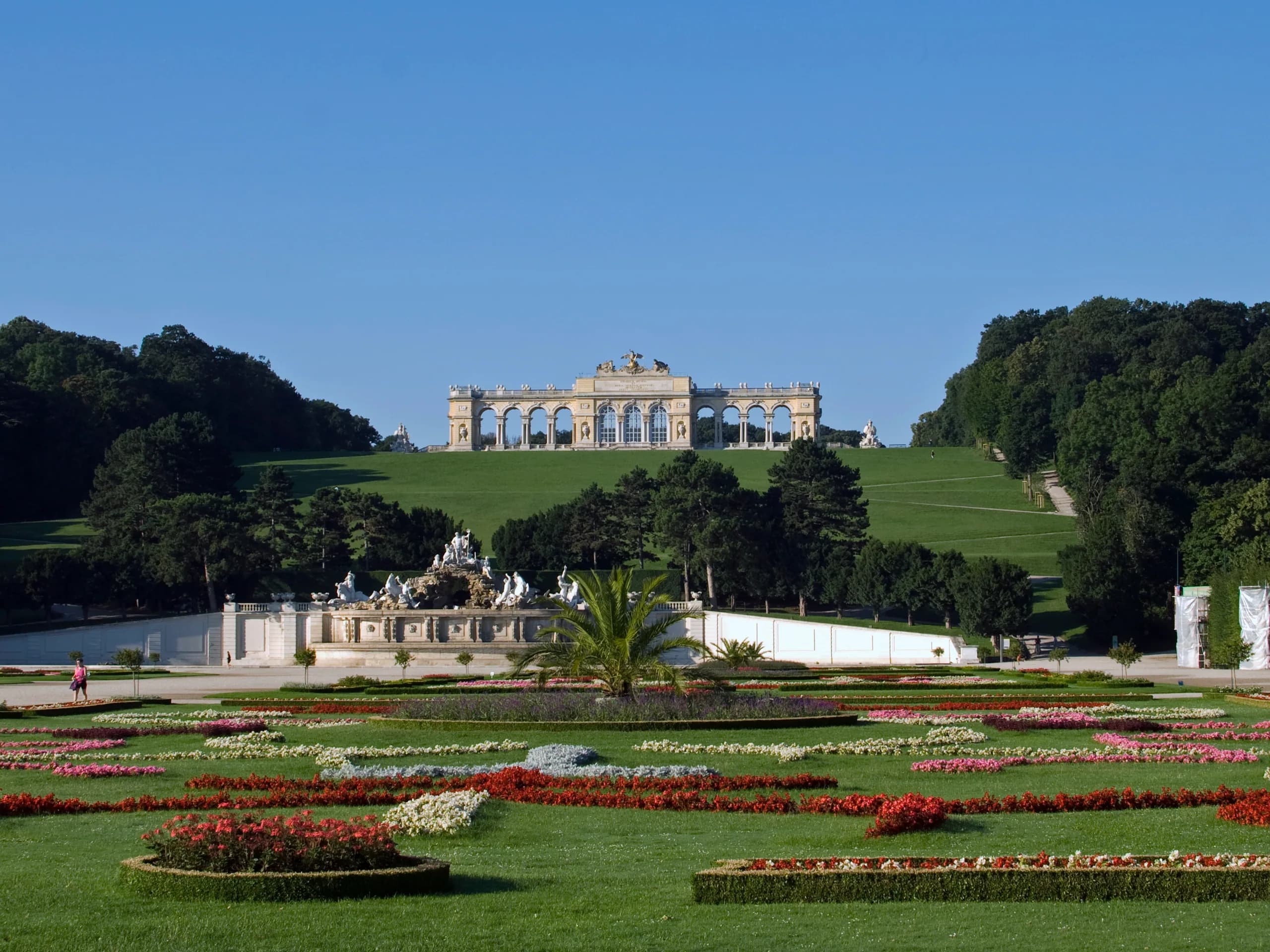 The Gloriette and gardens at Schönbrunn